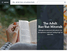 Tablet Screenshot of myjewishlearning.com